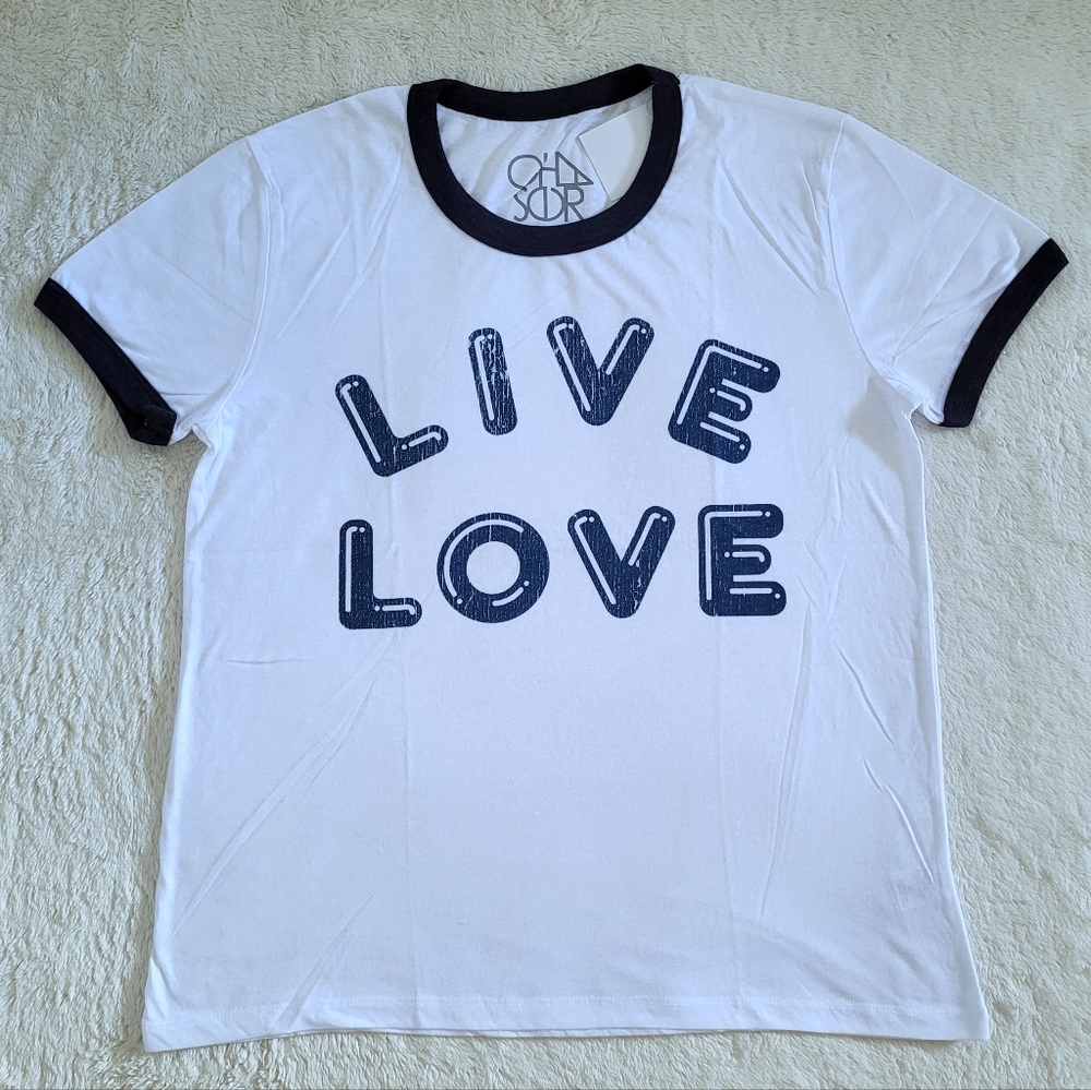 Chaser "LIVE LOVE"❤️ Graphic Tee👕 - NWT
